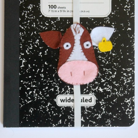 vaca-fieltro-para-decorar-libretas