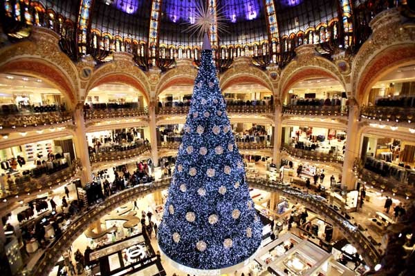 Árbol de Navidad en Paris