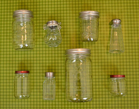 Tarros para globos de nieve de navidad