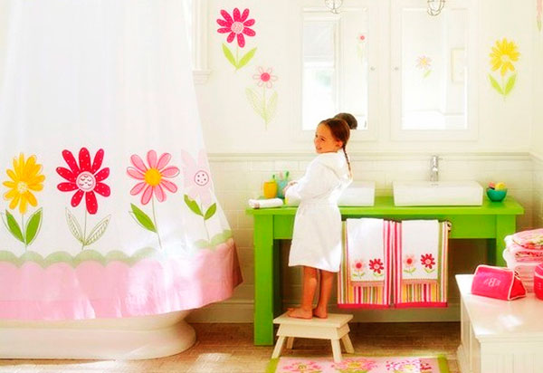 Decorar baños para niños