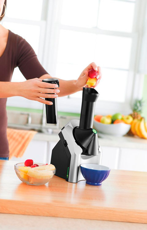 Máquina de hacer helados de frutas