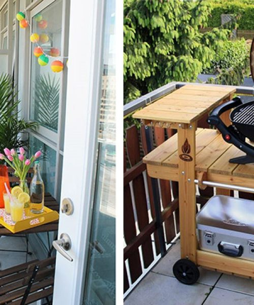 Barbacoas para balcones y terrazas pequeñas en pisos