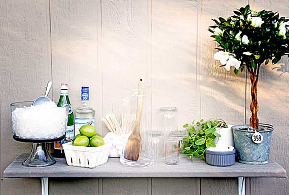Hacer barra de Bar en la terraza