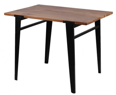 Mesa de madera vintage industrial