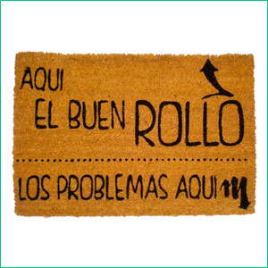 Felpudo para regalar a quien se acaba de mudar