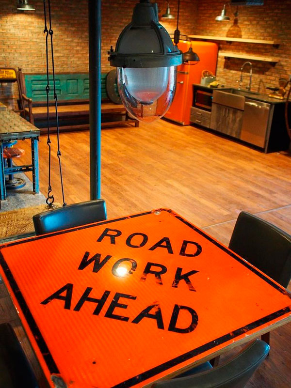 Diseño de interiores industrial urbano