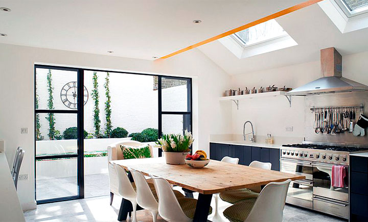 cocinas eclécticas estilo vintage