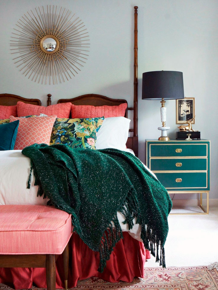 Dormitorios eclécticos estilo bohemio