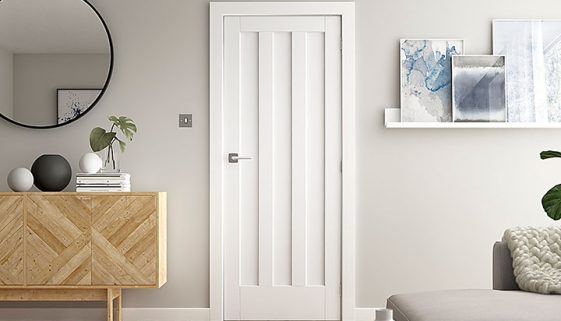 Cómo limpiar puertas de madera blancas del salón