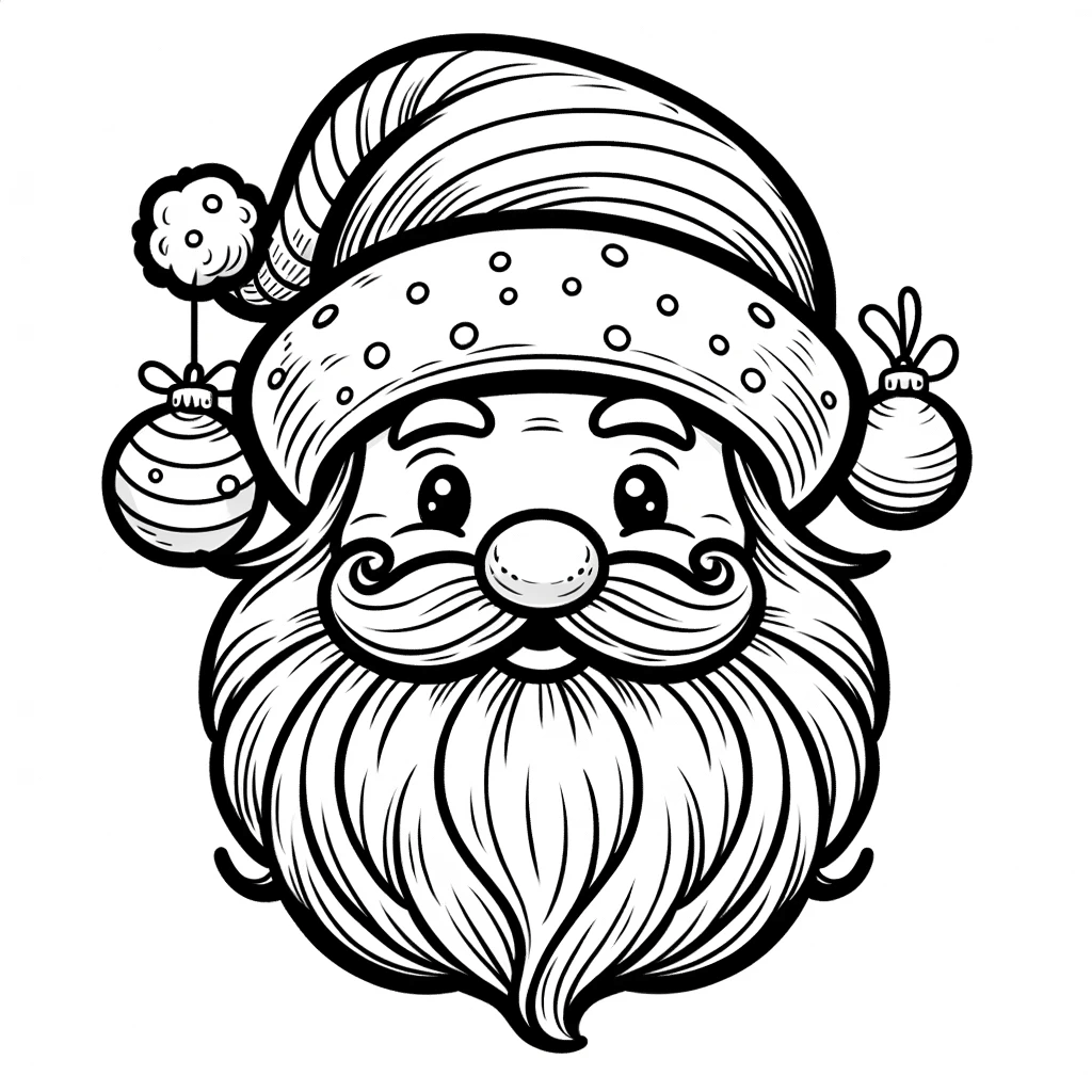 Santa Claus para imprimir en Navidad