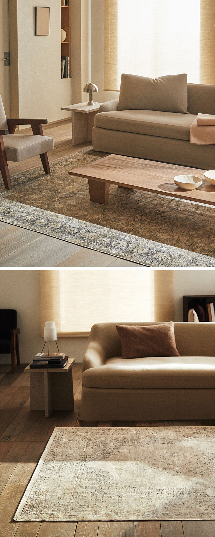 Alfombras efecto vintage de Zara Home