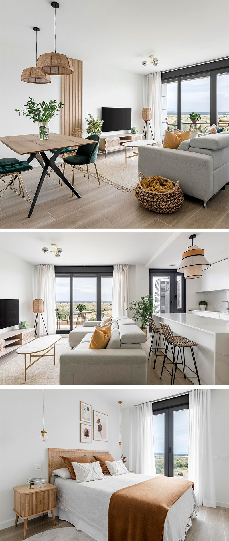 Una casa bonita de estilo nórdico