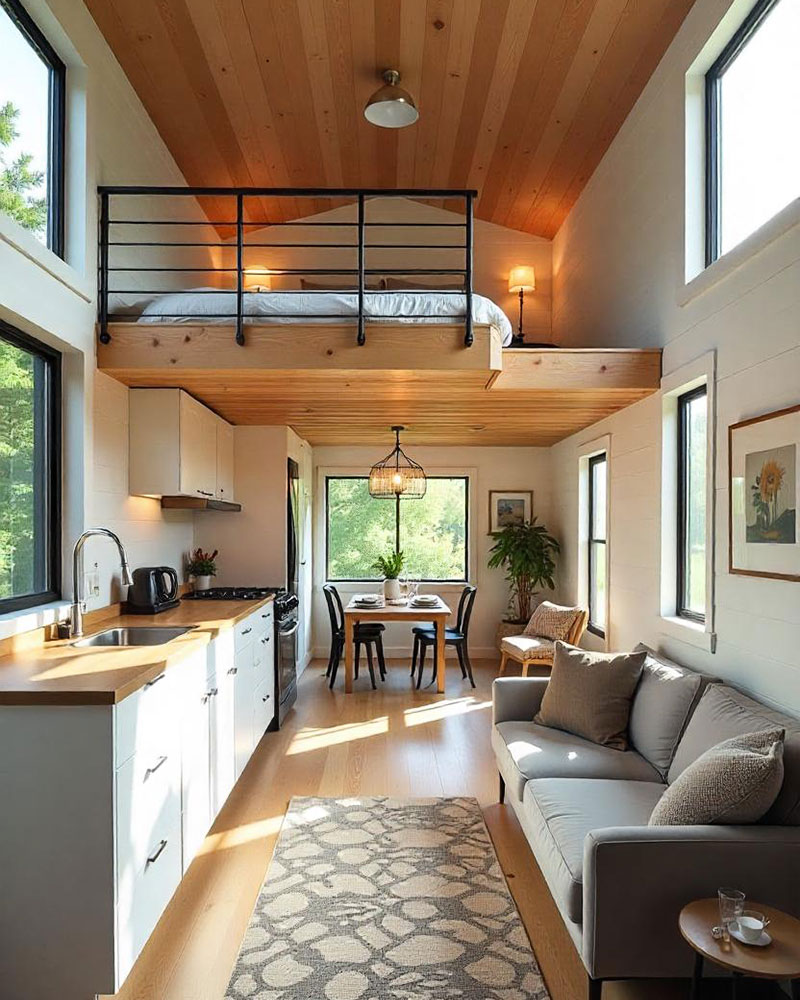 Mini casa duplex pequeña y bonita