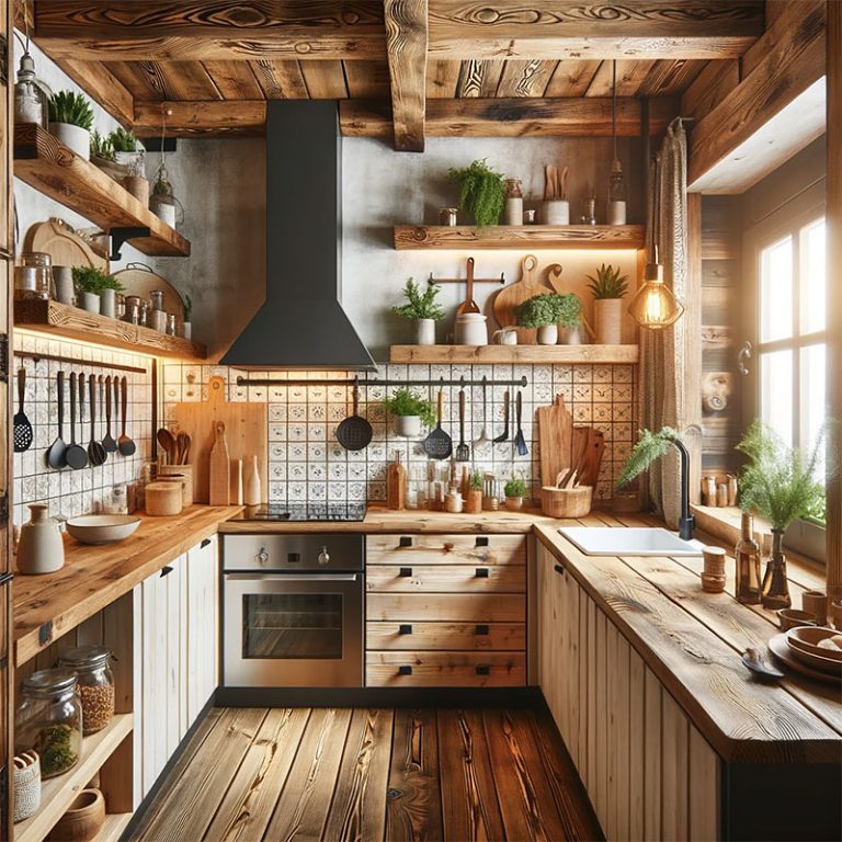 40+ Cocinas Modernas Rústicas: Trucos Infalibles de Decoración
