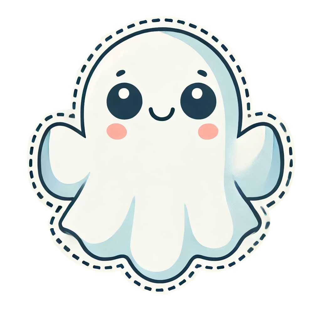 Un fantasma para imprimir y decorar en Halloween