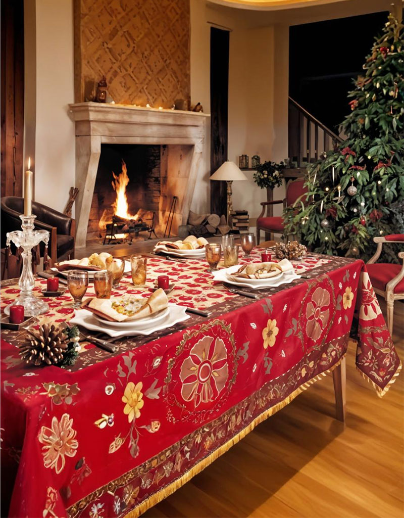 Ideas para decorar el comedor y la mesa en Navidad